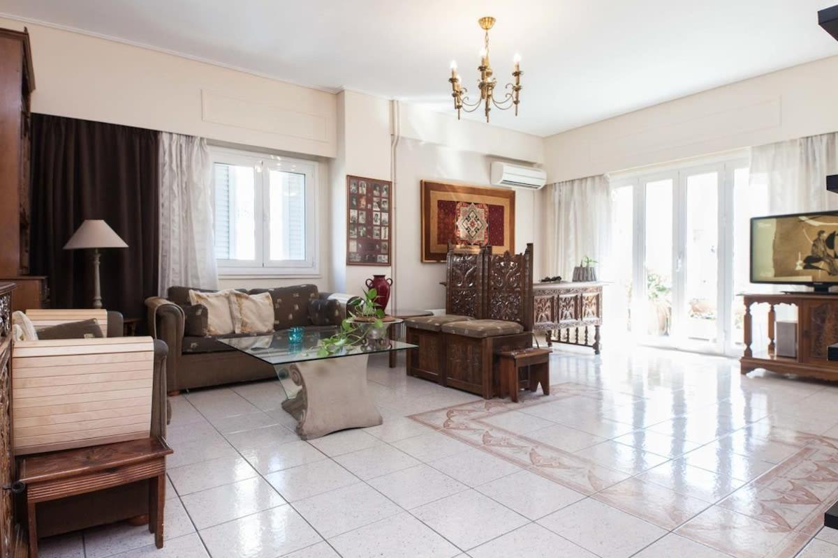 Classical Beauty 3Bd Apt In Peacefull Nea Filothei Athene Buitenkant foto